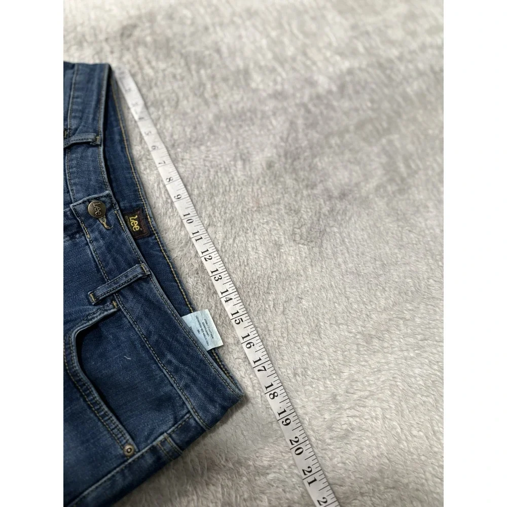 New Lee Women's High Rise‎ Skinny Denim Jeans Size 18 Medium Pants Stretch NWT